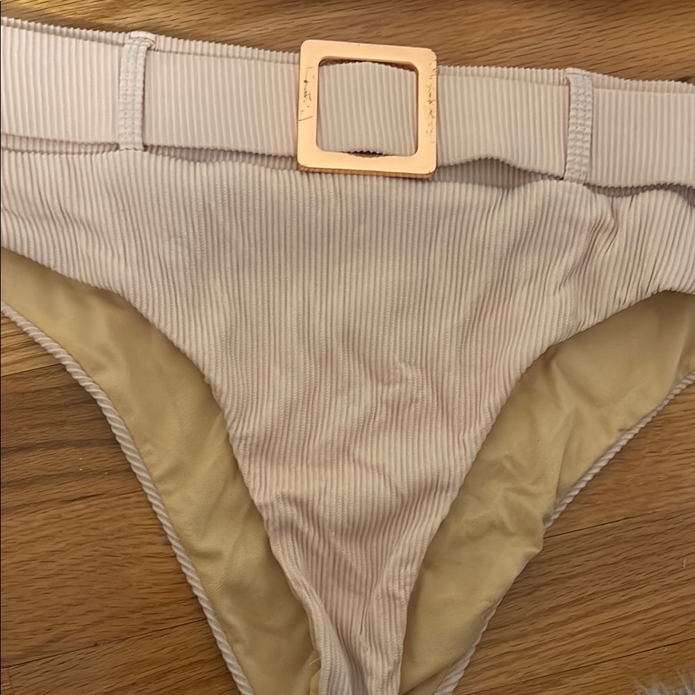 Soft Pink Ribbed Bikini Set - Picture 3 of 6